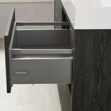 Huesca Bath Vanity with Composite Integral Sink Top without Mirror