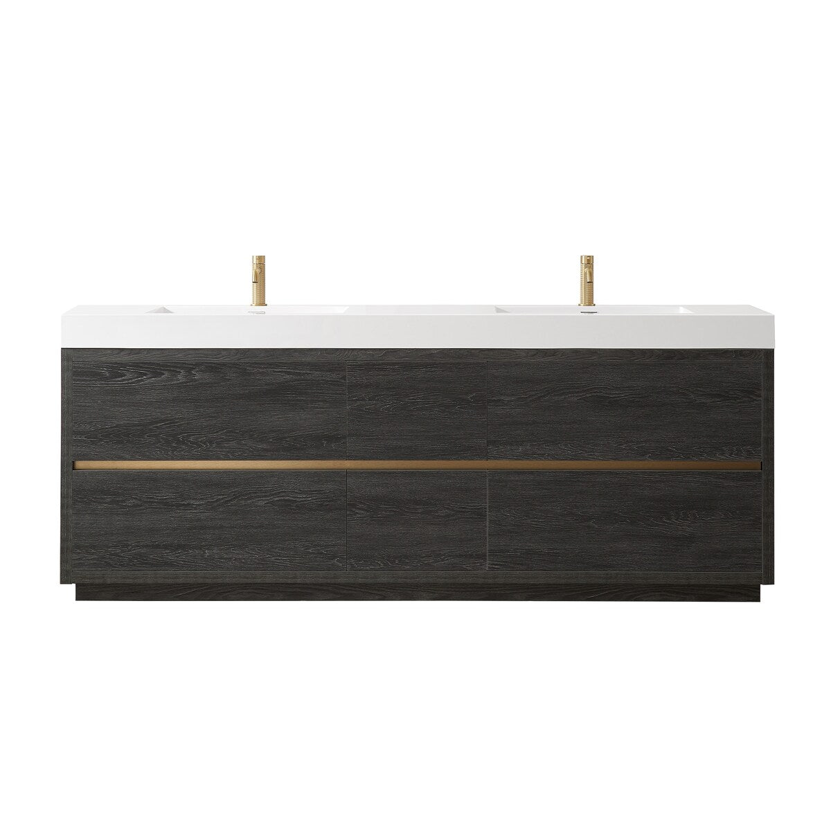 Huesca Bath Vanity with Composite Integral Sink Top without Mirror