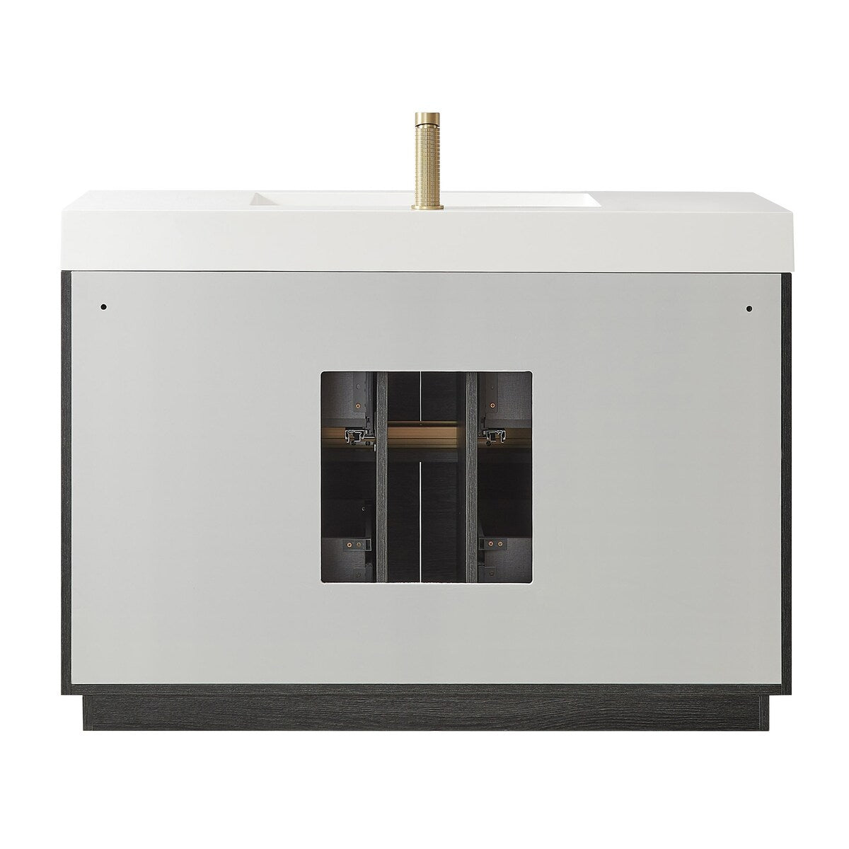 Huesca Bath Vanity with Composite Integral Sink Top without Mirror