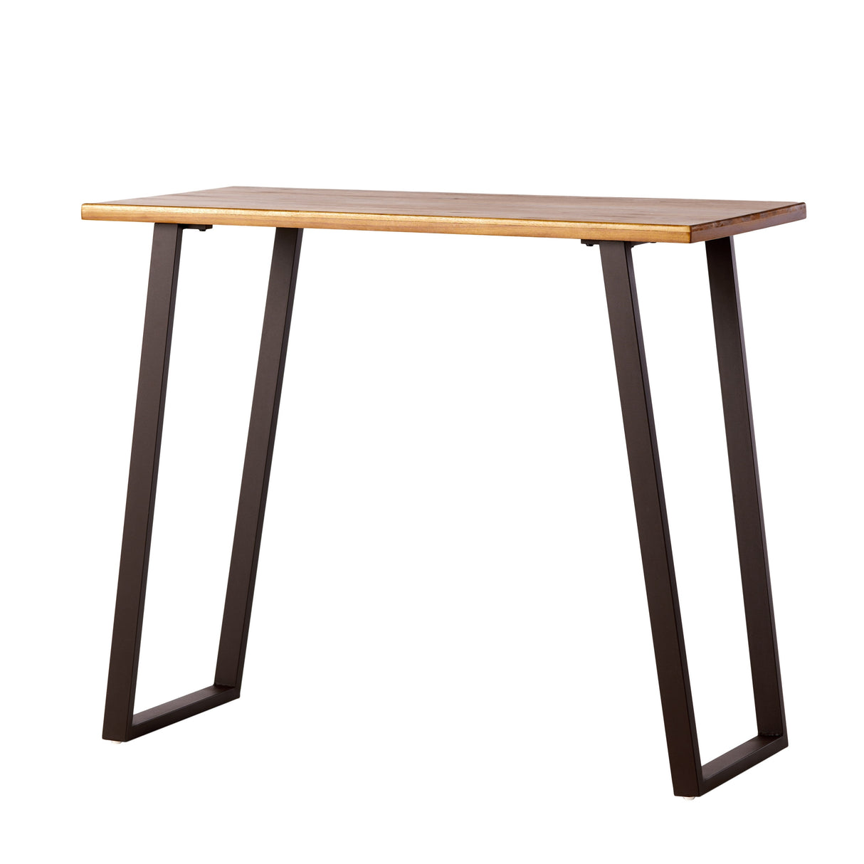Huettl Acacia Wood and Iron Bar Table by Christopher Knight Home