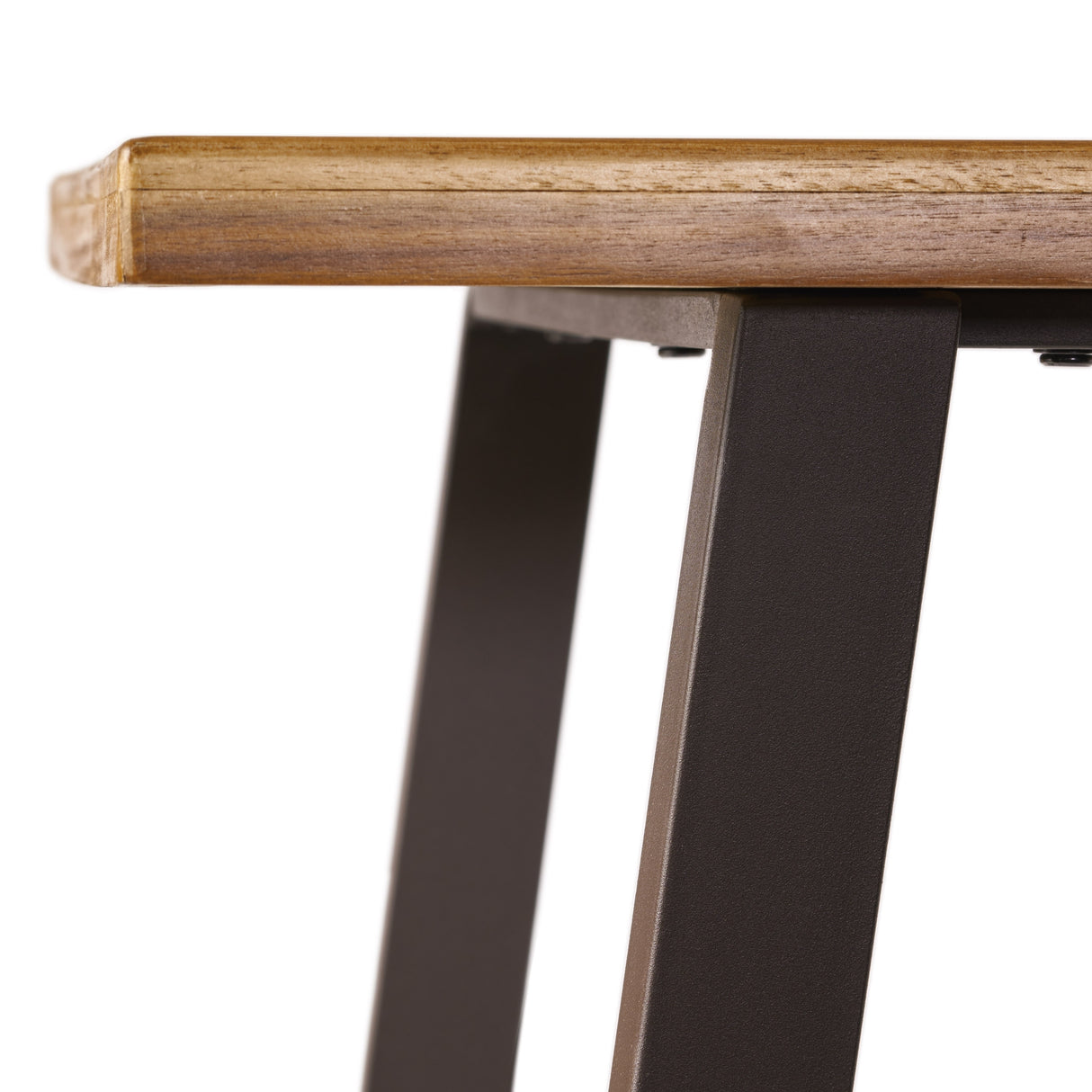 Huettl Acacia Wood and Iron Bar Table by Christopher Knight Home