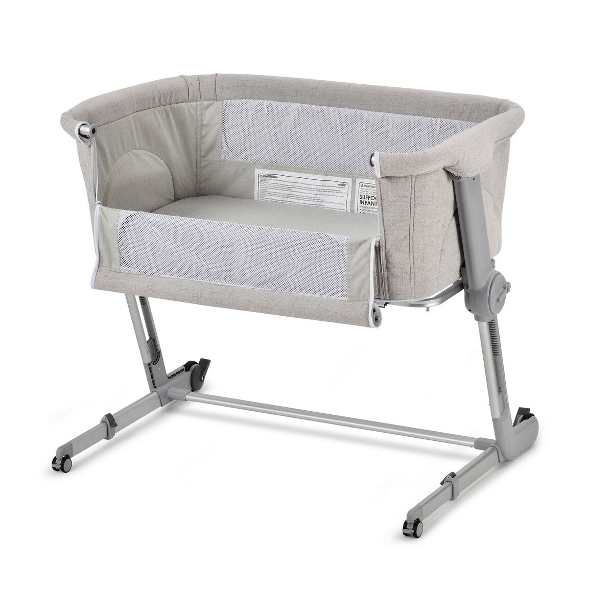 Hug Me Plus 3-in-1 Bedside Bassinet, Shadow Gray - N/A