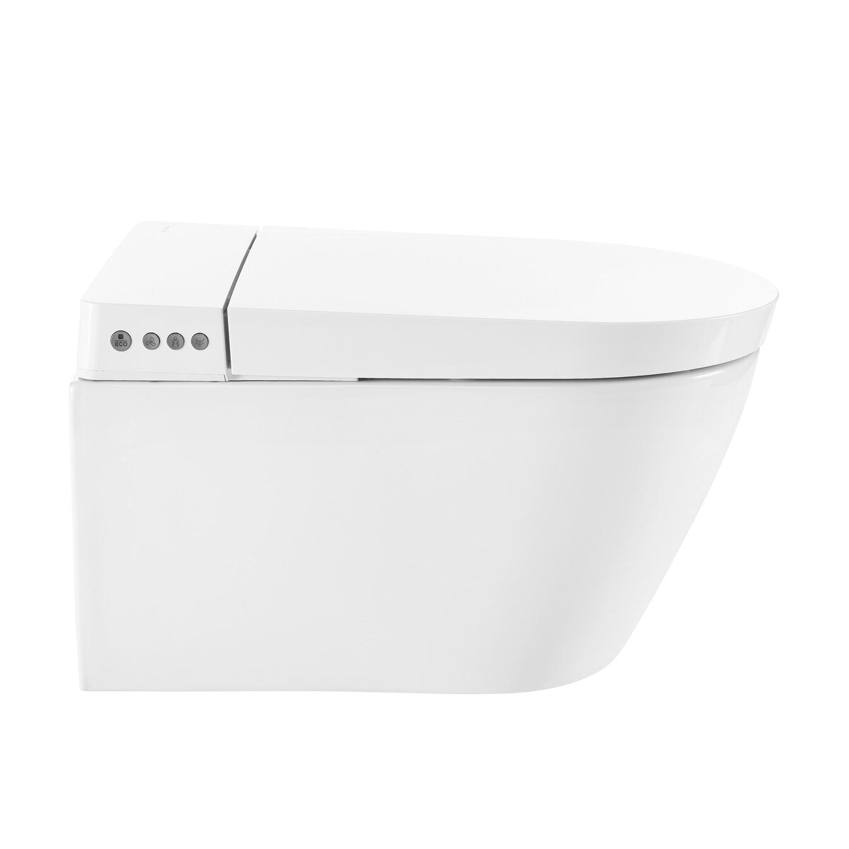 Hugo Smart Wall-Hung Toilet With Bidet Bundle (Sm-St080, Sm-Wcb02) - 23.86" x 15.67" x 17.13"