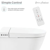 Hugo Smart Wall-Hung Toilet With Bidet Bundle (Sm-St080, Sm-Wcb02) - 23.86" x 15.67" x 17.13"