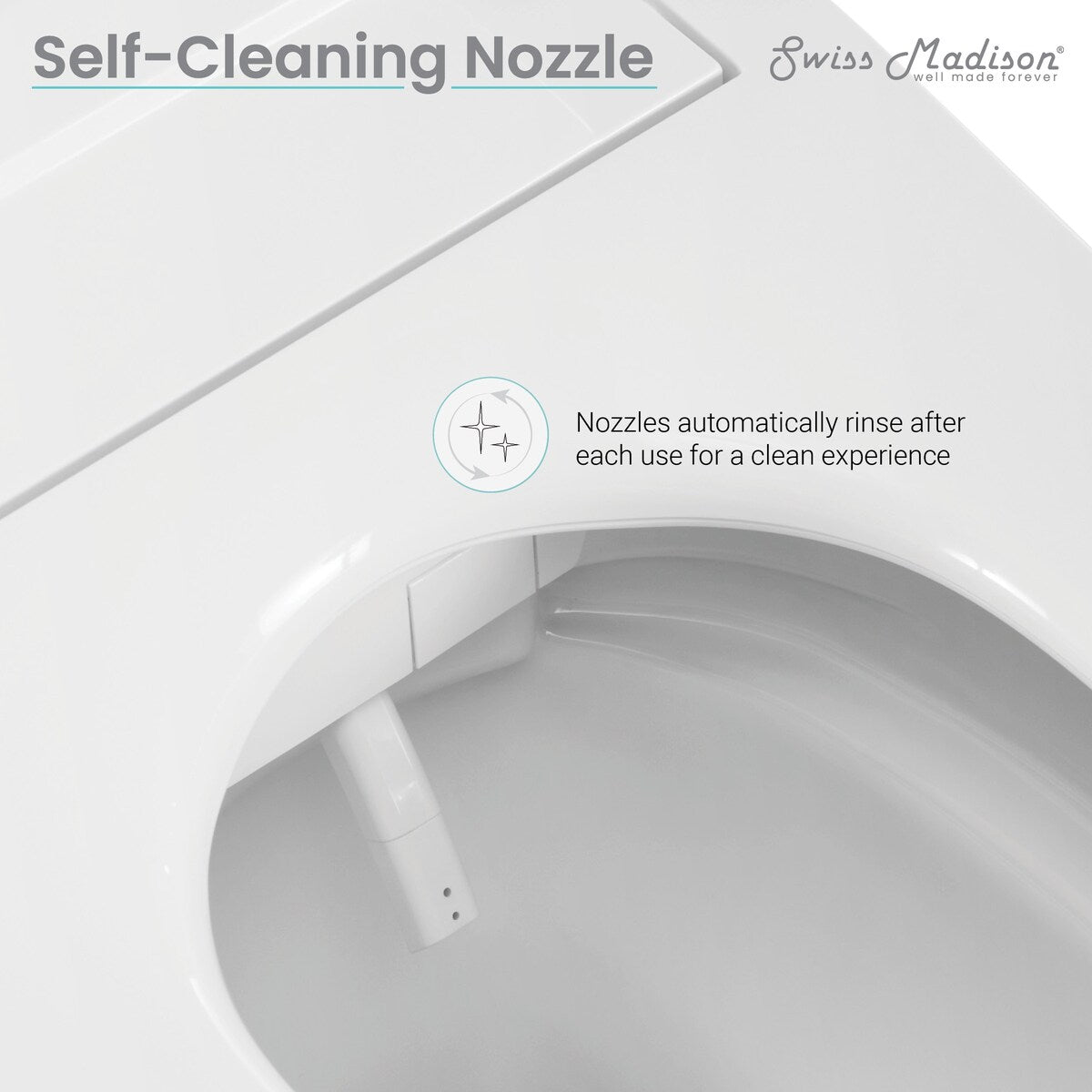Hugo Smart Wall-Hung Toilet With Bidet Bundle (Sm-St080, Sm-Wcb02) - 23.86" x 15.67" x 17.13"