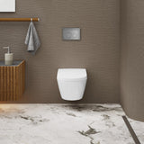 Hugo Smart Wall-Hung Toilet With Bidet Bundle (Sm-St080, Sm-Wcb02) - 23.86" x 15.67" x 17.13"