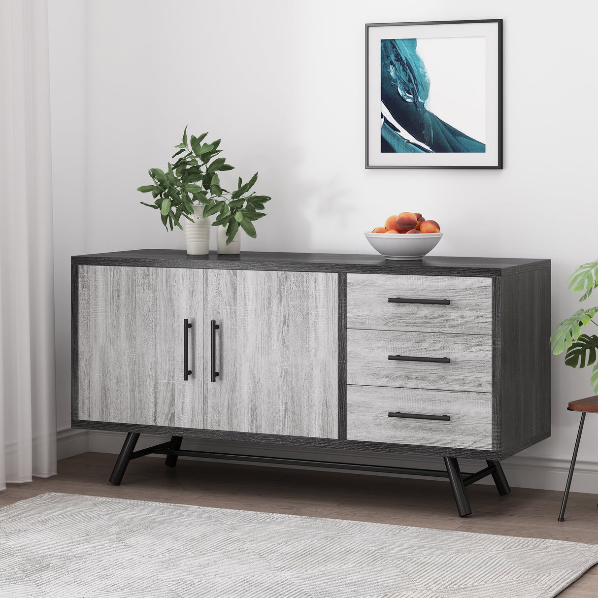 Hulbert Faux Wood Sideboard by Christopher Knight Home