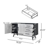 Hulbert Faux Wood Sideboard by Christopher Knight Home