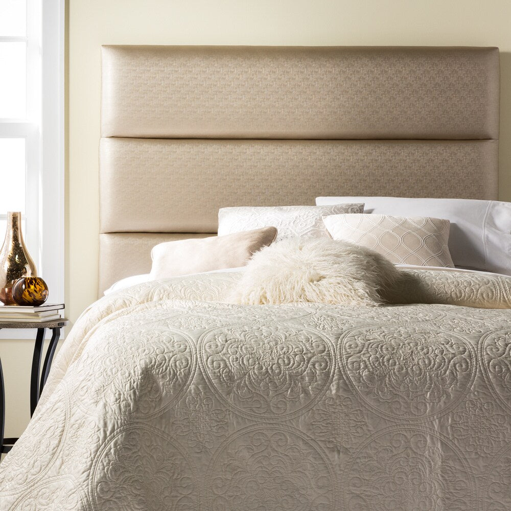 Humble + Haute Hereford King Size Golden Beige Upholstered Headboard