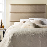 Humble + Haute Hereford King Size Golden Beige Upholstered Headboard