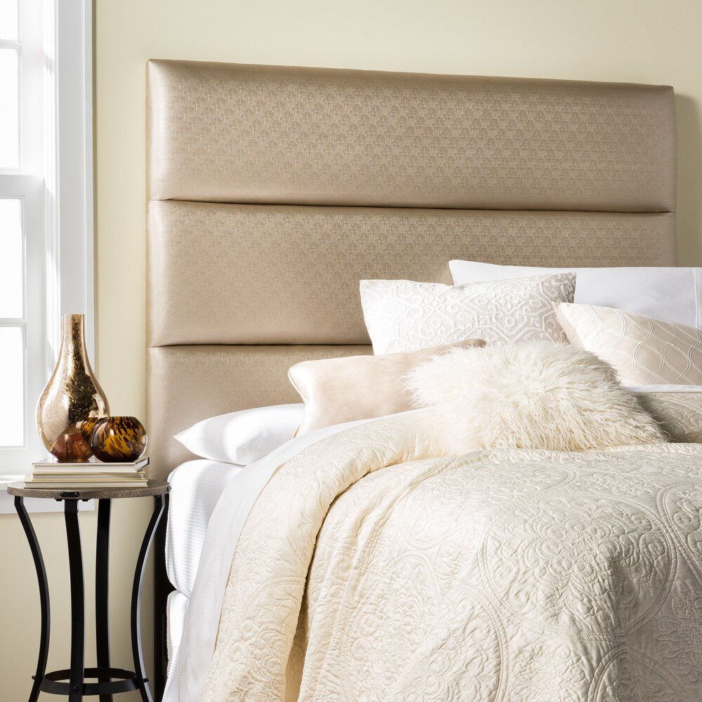 Humble + Haute Hereford King Size Golden Beige Upholstered Headboard