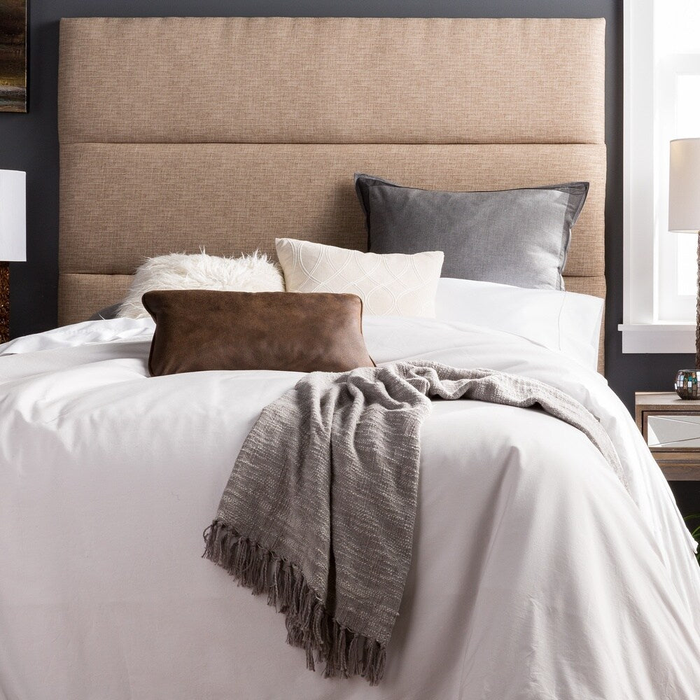 Humble + Haute Hereford Beige Upholstered Headboard