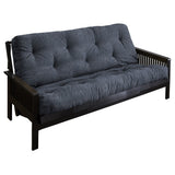 TruPedic Queen Textured Blue Grey 10-inch Futon Mattress