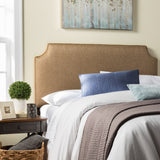 Humble + Haute Raleigh King Size Golden Brown Upholstered Headboard