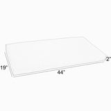 Sorra Home Gardenia Seaglass Floral Indoor/Outdoor Bench Cushion