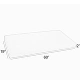 Sorra Home Gardenia Seaglass Floral Indoor/Outdoor Bench Cushion