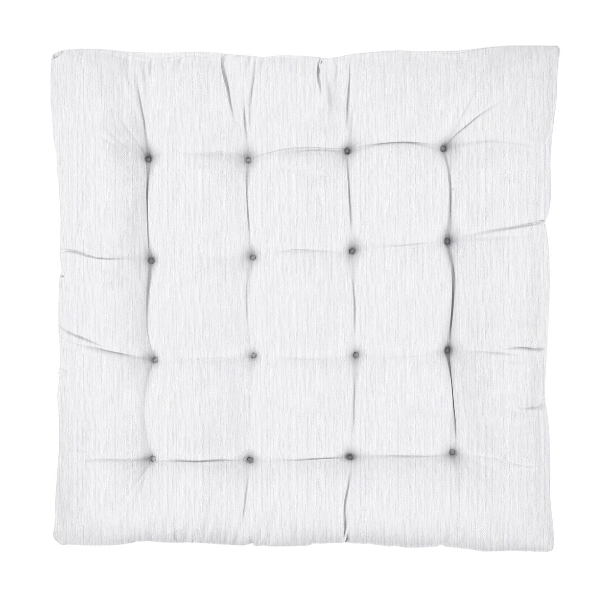 Sorra Home Indoor Textured Tufted Square Floor Pillow with Handle - 24 in x 24 in x 5 in
