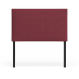 Sorra Home Kalix Full Size Burgundy Upholstered Headboard