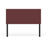 Sorra Home Kalix Full Size Burgundy Upholstered Headboard