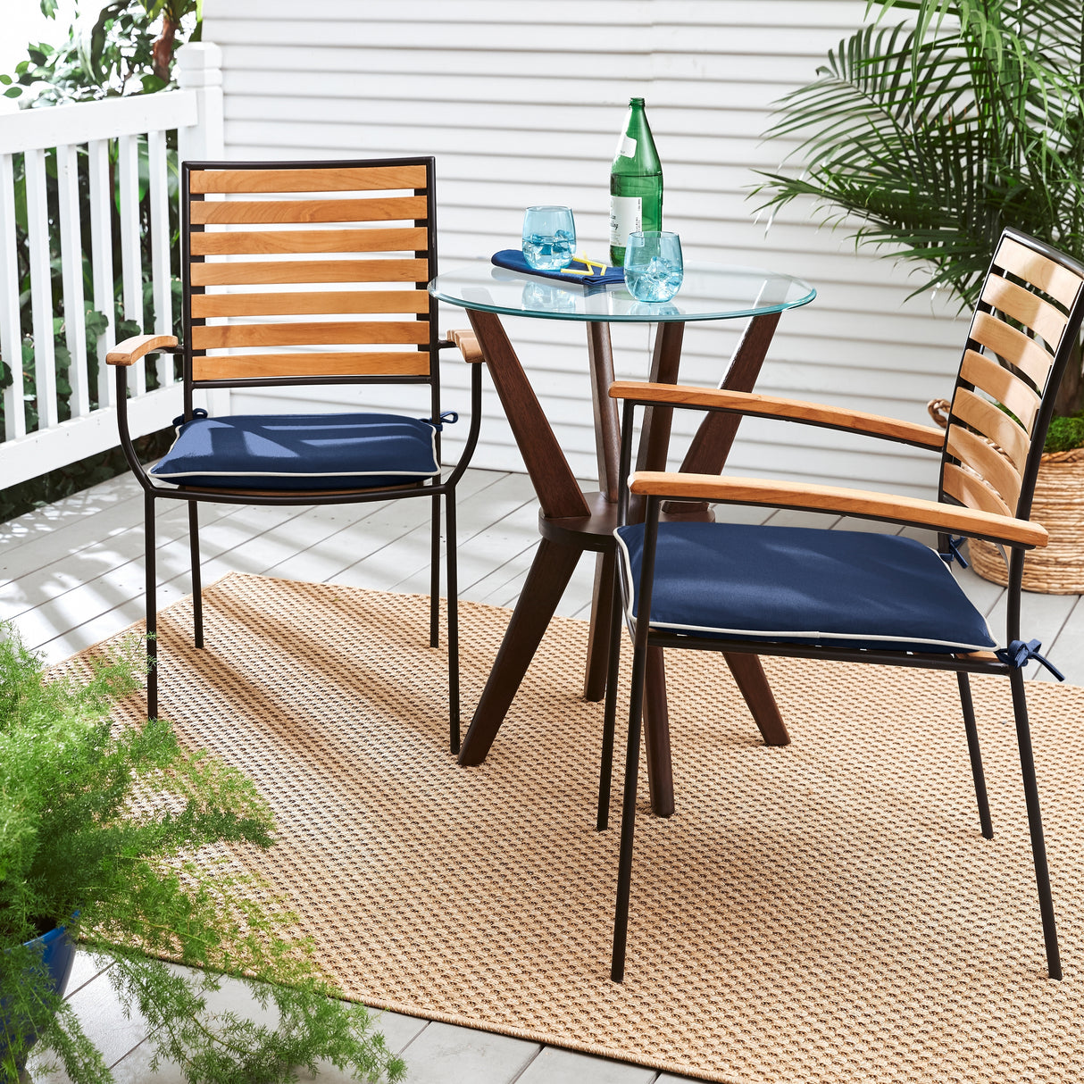 Humble + Haute Sunbrella Corded Outdoor Cushion (Set of 2)