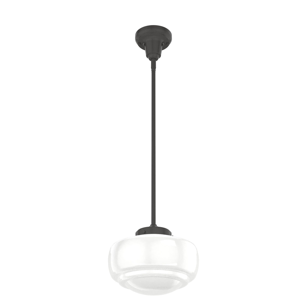 Hunter 10" Saddle Creek 1 Light Pendant or Semi-Flush Mount Ceiling Light - Kitchen Island, Dining Room, Entry
