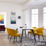 Hunter Lochemeade 4-Light Linear Chandelier - Dining Room, Kitchen Island - Modern Farmhouse, Transitional, Industrial