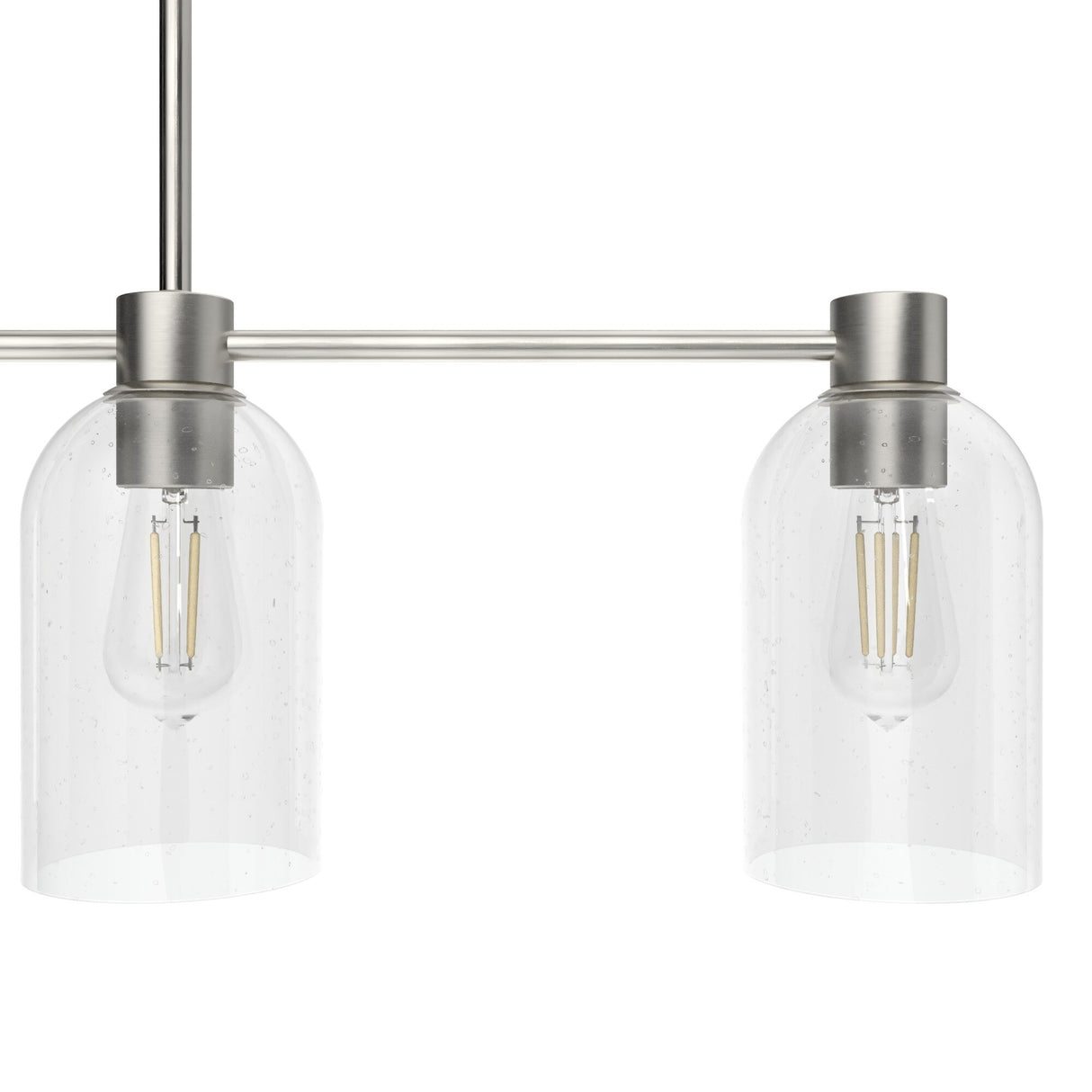 Hunter Lochemeade 4-Light Linear Chandelier - Dining Room, Kitchen Island - Modern Farmhouse, Transitional, Industrial
