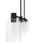 Hunter Lochemeade 4-Light Linear Chandelier - Dining Room, Kitchen Island - Modern Farmhouse, Transitional, Industrial