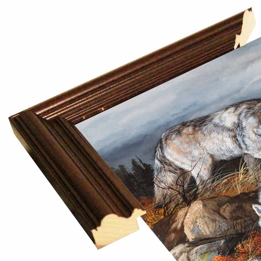 Hunting Brothers-TRESWA129807 Framed Print 21.5"x17.75" by Trevor V. Swanson