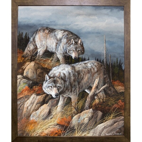 Hunting Brothers-TRESWA129807 Framed Print 21.5"x17.75" by Trevor V. Swanson