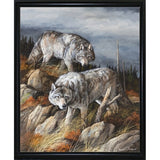 Hunting Brothers-TRESWA129807 Framed Print 21.5"x17.75" by Trevor V. Swanson
