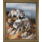 Hunting Brothers-TRESWA129807 Framed Print 21.5"x17.75" by Trevor V. Swanson
