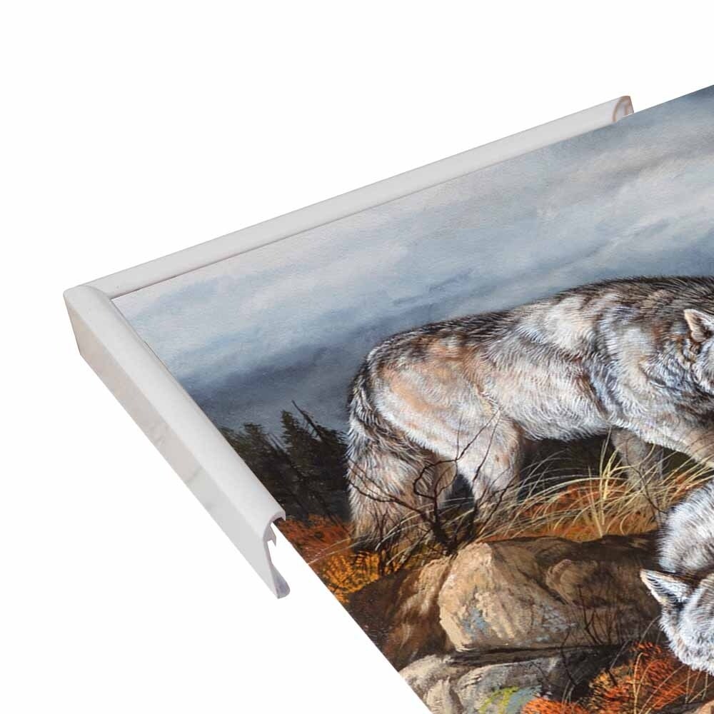 Hunting Brothers-TRESWA129807 Framed Print 21.5"x17.75" by Trevor V. Swanson
