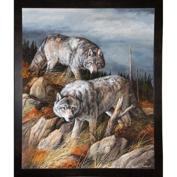 Hunting Brothers-TRESWA129807 Framed Print 21.5"x17.75" by Trevor V. Swanson