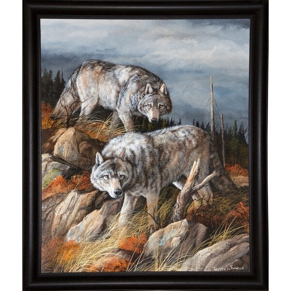 Hunting Brothers-TRESWA129807 Framed Print 21.5"x17.75" by Trevor V. Swanson