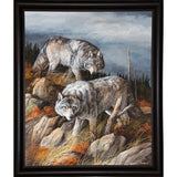 Hunting Brothers-TRESWA129807 Framed Print 21.5"x17.75" by Trevor V. Swanson