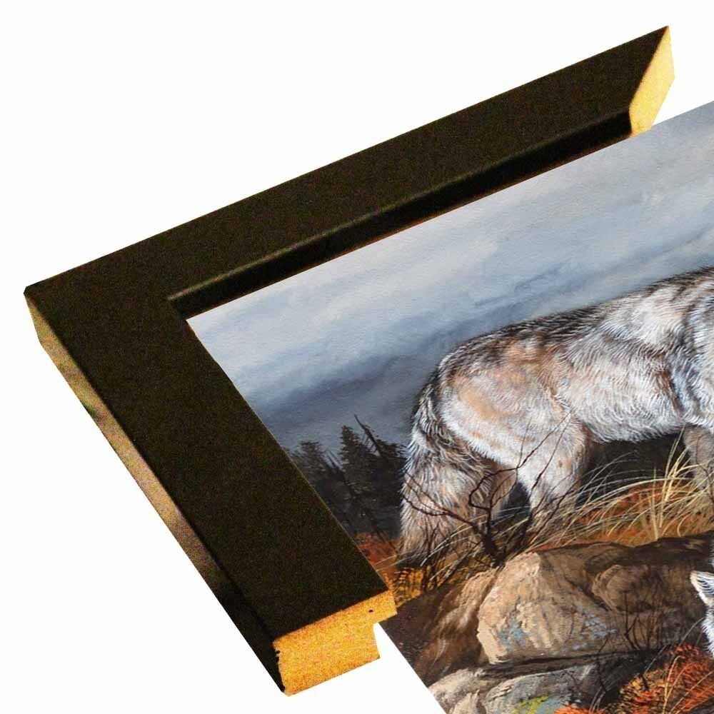 Hunting Brothers-TRESWA129807 Framed Print 21.5"x17.75" by Trevor V. Swanson