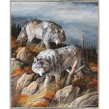 Hunting Brothers-TRESWA129807 Framed Print 21.5"x17.75" by Trevor V. Swanson