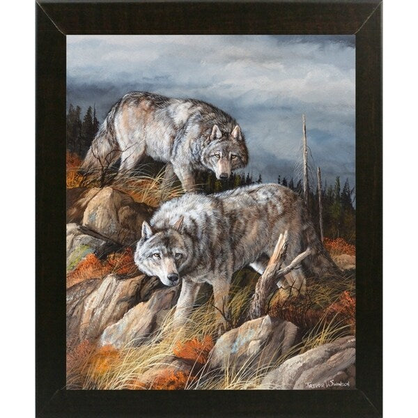 Hunting Brothers-TRESWA129807 Framed Print 21.5"x17.75" by Trevor V. Swanson