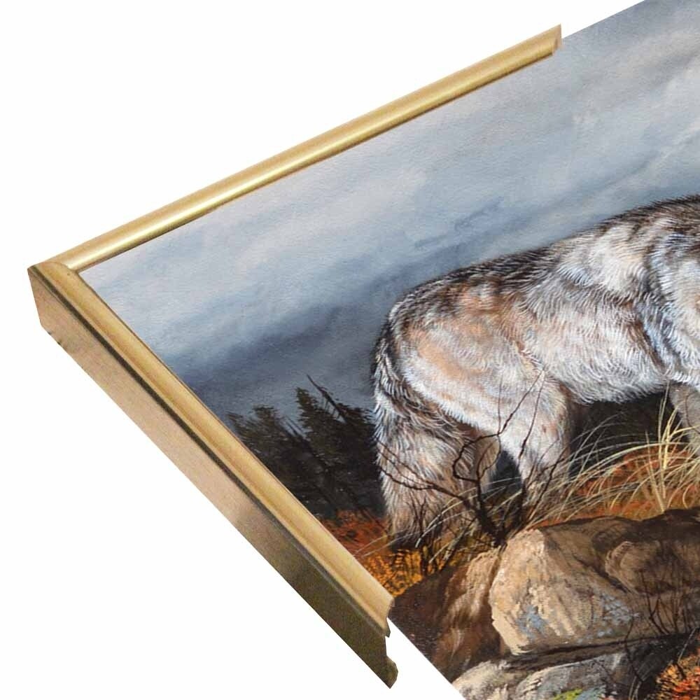 Hunting Brothers-TRESWA129807 Framed Print 21.5"x17.75" by Trevor V. Swanson