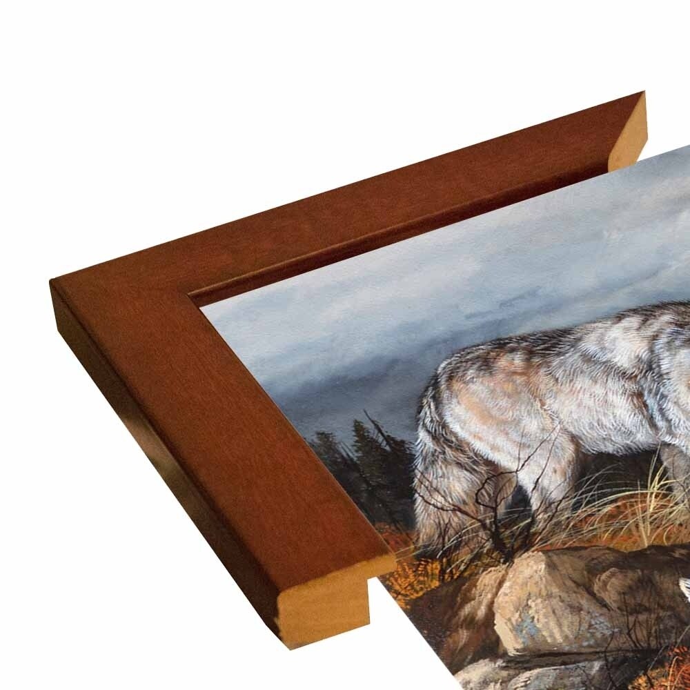 Hunting Brothers-TRESWA129807 Framed Print 21.5"x17.75" by Trevor V. Swanson