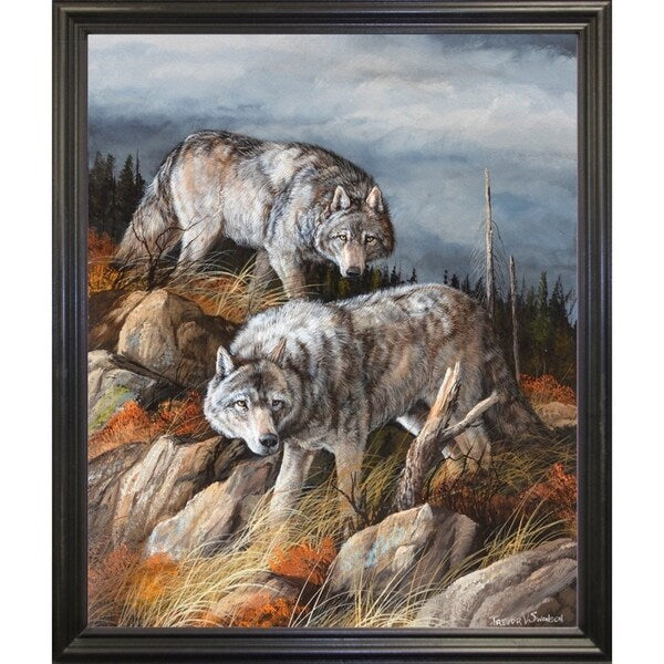 Hunting Brothers-TRESWA129807 Framed Print 21.5"x17.75" by Trevor V. Swanson