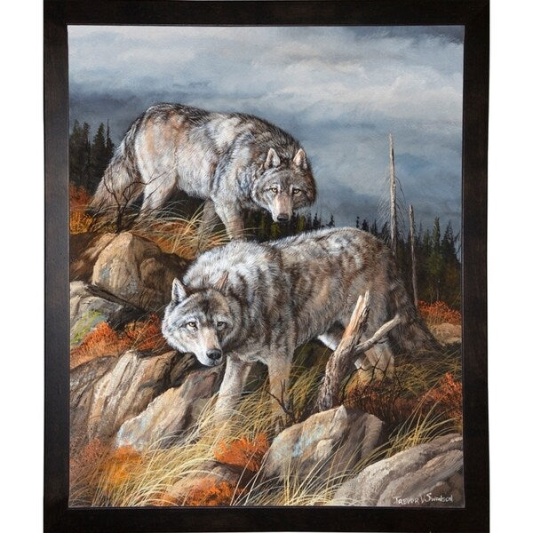 Hunting Brothers-TRESWA129807 Framed Print 21.5"x17.75" by Trevor V. Swanson
