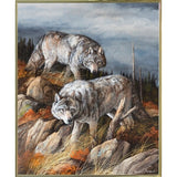 Hunting Brothers-TRESWA129807 Framed Print 21.5"x17.75" by Trevor V. Swanson