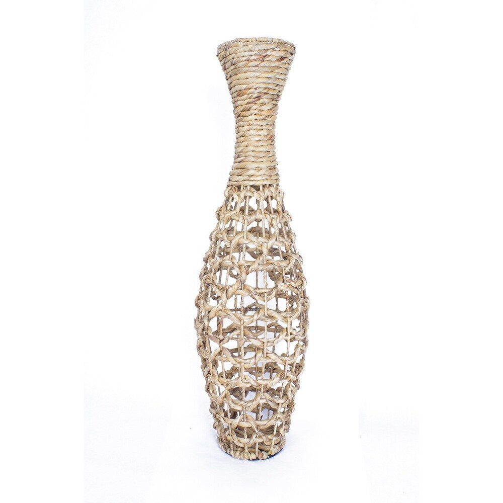 Hyacinth 36 Inch Woven Floor Vase