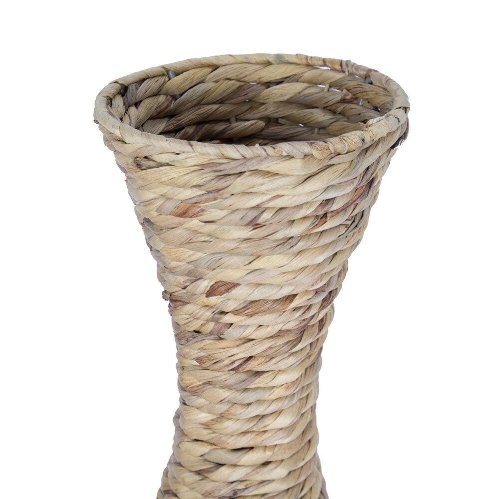 Hyacinth 36 Inch Woven Floor Vase