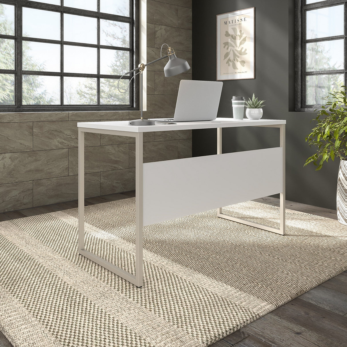 Hybrid 48W x 24D Computer Table Desk by Bush Business Furniture