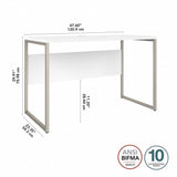 Hybrid 48W x 24D Computer Table Desk by Bush Business Furniture