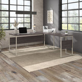 Hybrid 72W x 30D L Shaped Table Desk by Bush Business Furniture