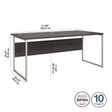 Hybrid 72W x 36D Computer Table Desk by Bush Business Furniture